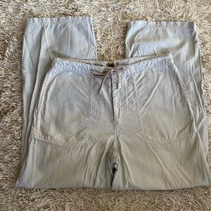 Bdg women's cotton relaxed fit, summer casual pants Drawstring Waist